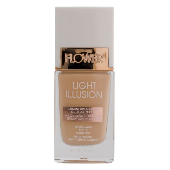 FLOWER BEAUTY Warm Beige Spf 18 Light Illusion Luminous Makeup Foundation - Picture 1 of 1